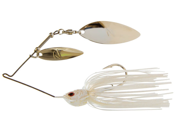 Z-Man SlingBladeZ Double Willow Spinnerbait Pearl Ghost