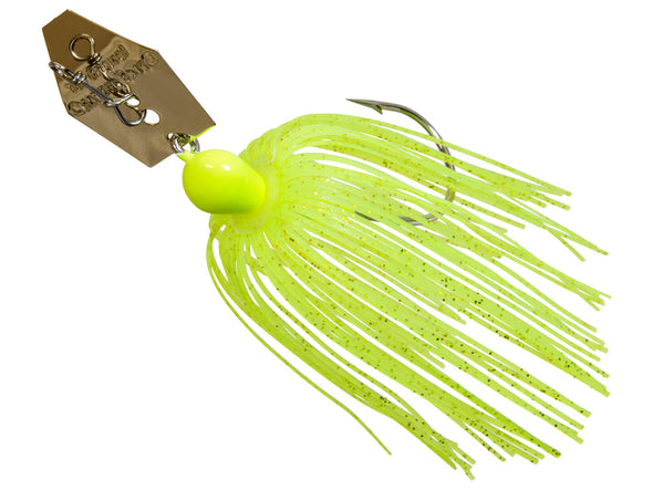 Z-Man Original ChatterBait Chartreuse Gold Blade